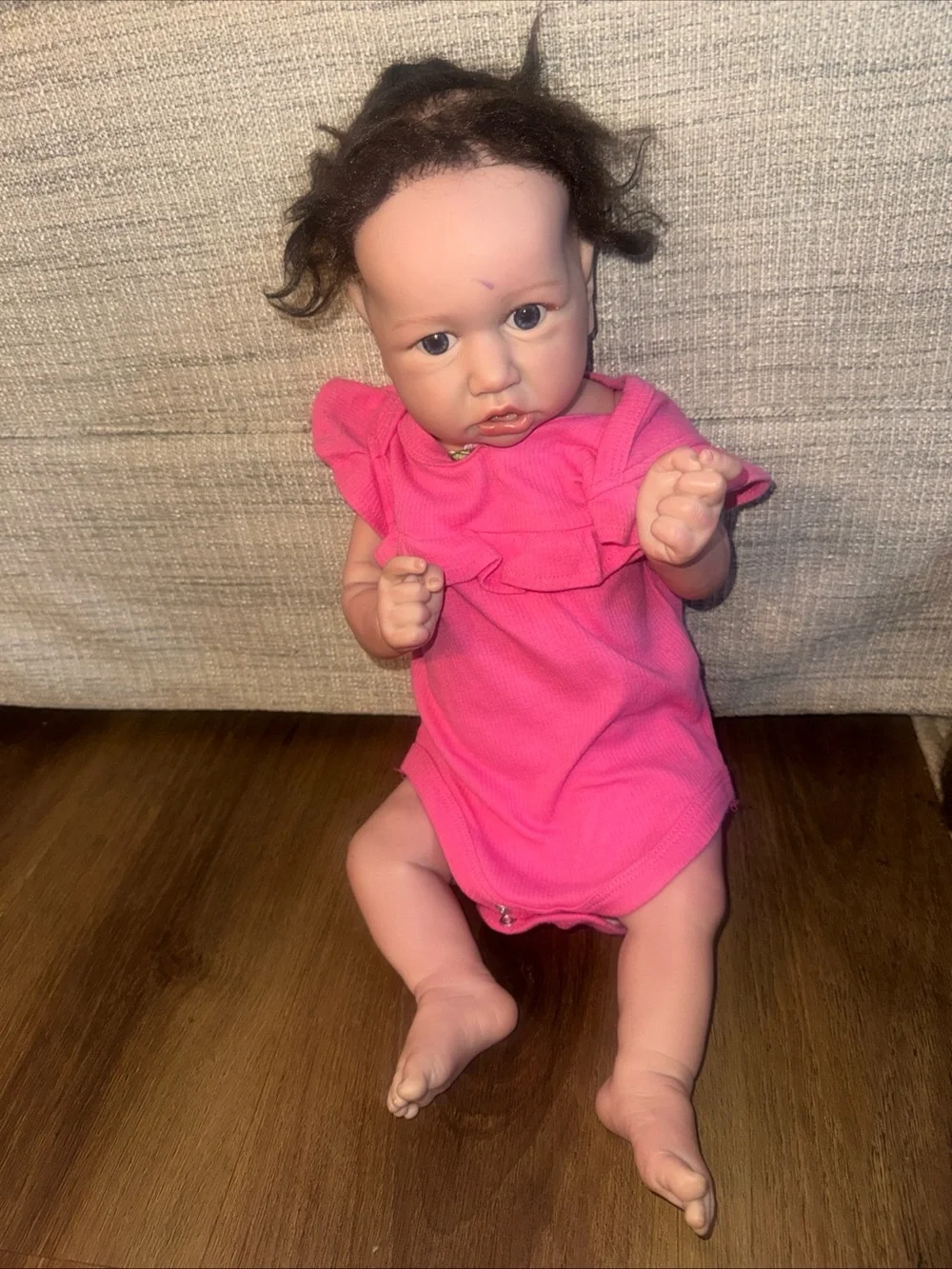 Realistic Reborn Baby Girl Dolls Vinyl  Newborn Doll 20” Long-Diaper Included